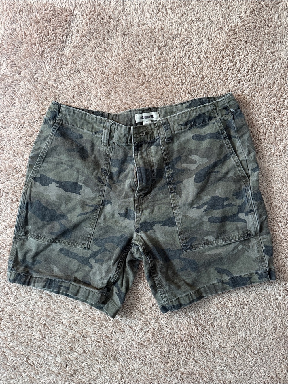 Goodthreads Cargo Shorts - Olive Green